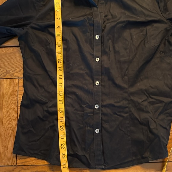 Banana Republic Black Dress Shirt Large - Picture 3 of 4